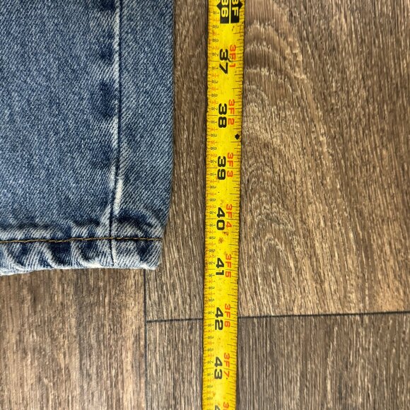 Levi's 550 Jeans Men's 40x30 Medium Wash Relaxed Fit Stretch Denim Red Tab - Picture 8 of 10